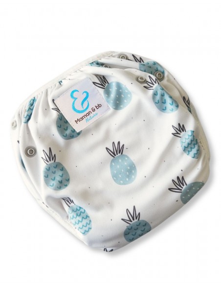 Washable and reusable swimsuit layer for baby