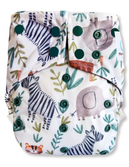 Couches lavables intégrales évolutives tout en un insert en bambou