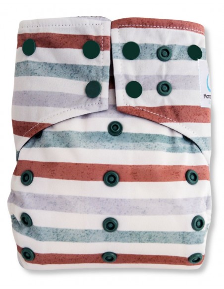 Couches lavables intégrales évolutives tout en un insert en bambou