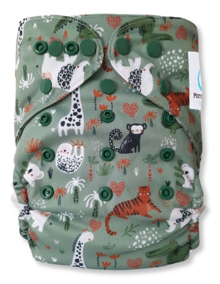 Couche Lavable pour bébé Tout en deux TE2 avec système évolutif