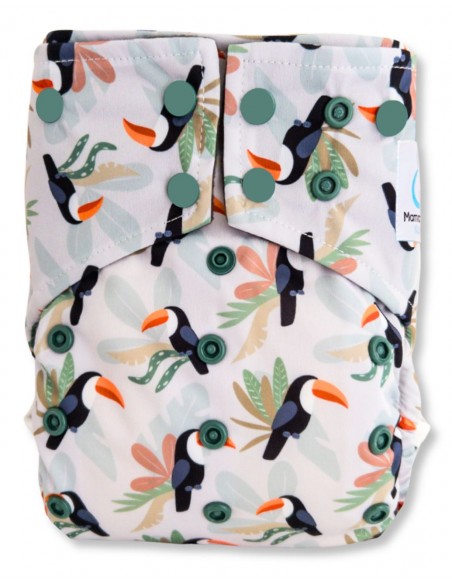 Couches lavables intégrales évolutives tout en un insert en bambou