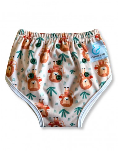 Leren slipje om schaalbare taille bamboe te reinigen