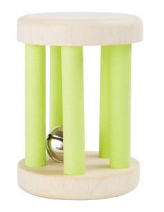 Hochet "Grelot" jouet d'éveil en bois