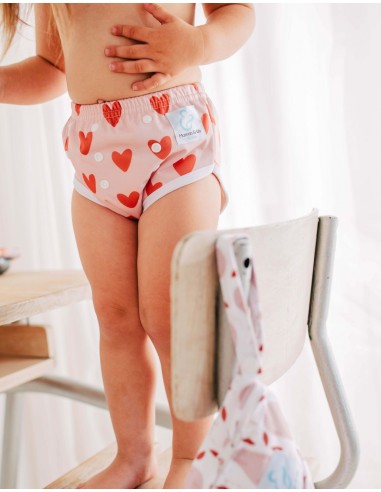 Culotte d'apprentissage à la propreté taille évolutive bambou