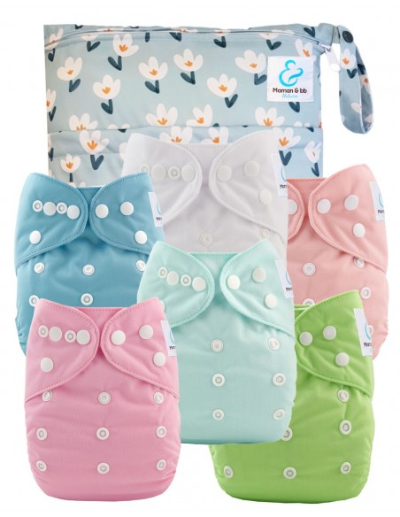 Launch kit washable diapers - the essential to start a healthy approach to baby and the planet