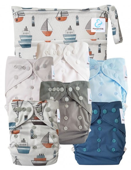 Pack Essentiel de couches lavables TE2