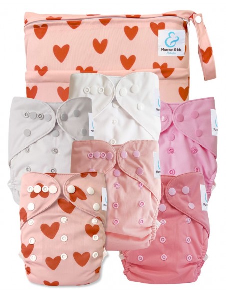 Pack Essentiel de couches lavables TE2