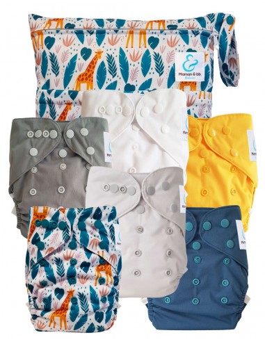 Pack Essentiel de couches lavables TE2