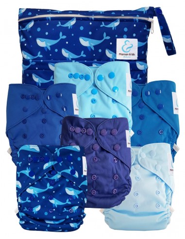 Pack Essentiel de couches lavables TE2