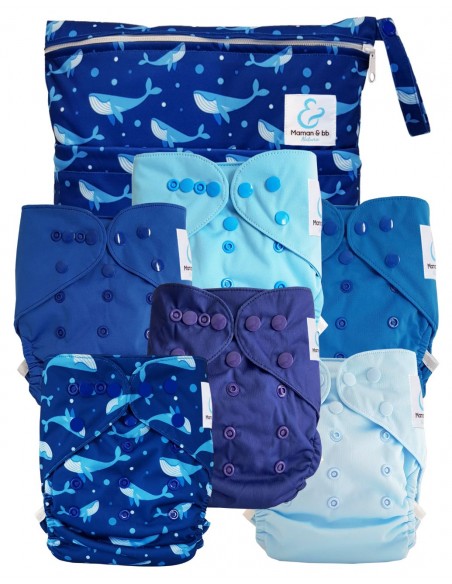 Pack Essentiel de couches lavables TE2