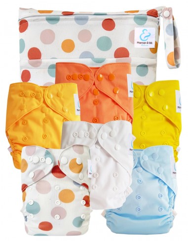 Pack Essentiel de couches lavables TE2