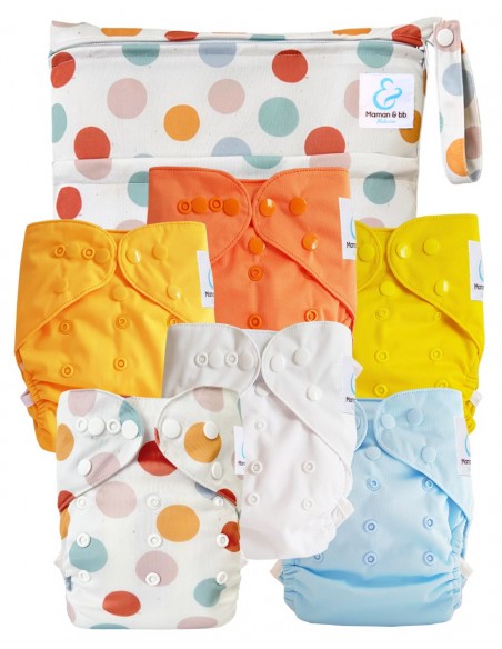 Pack Essentiel de couches lavables TE2