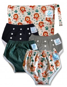 Learning panties to cleanse scalable waist bamboo
