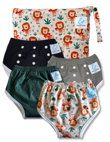 Learning panties to cleanse scalable waist bamboo