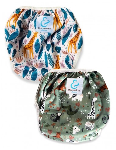 Lot de 2 couches de bain 2/3 ans pour bebe nageur