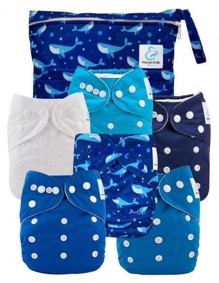 Kit de lancement couches lavables - l'essentiel pour se lancer dans une démarche saine pour bébé et la planète