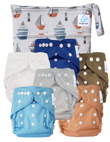 Pack Essentiel de couches lavables TE2 Sensitive