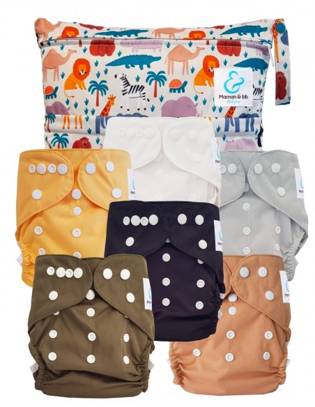 Pack Essentiel de couches lavables TE2 Sensitive