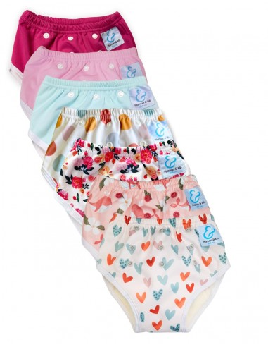 Culotte d'apprentissage à la propreté taille évolutive bambou