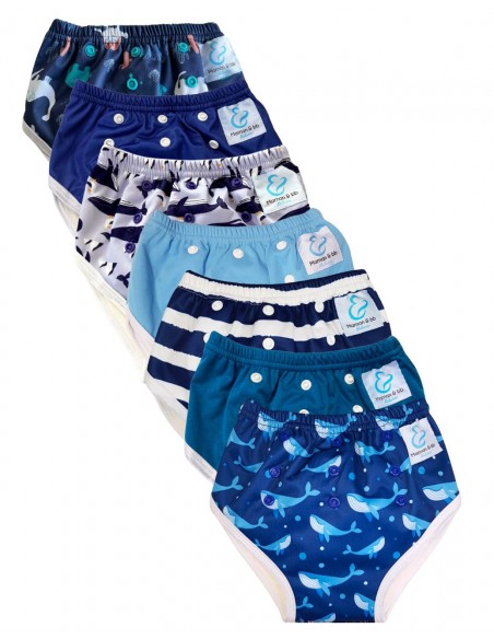 Culotte d'apprentissage à la propreté taille évolutive bambou