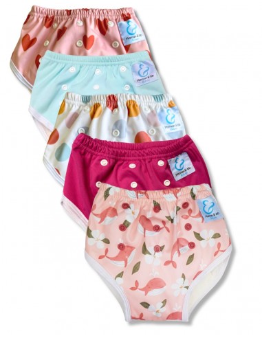 Culotte d'apprentissage à la propreté taille évolutive bambou