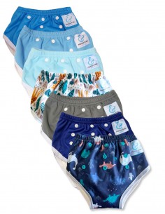 Learning panties to cleanse scalable waist bamboo