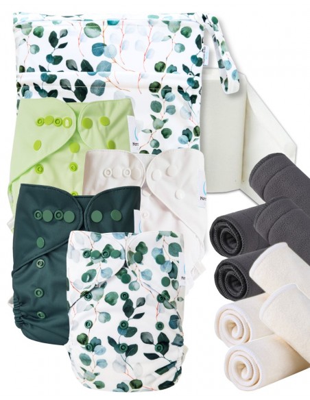 Kit de'essai couches lavables Start and Go TE2 Avec inserts en bambou