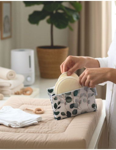 waterproof Kit Pouch for Ranking and Transporting Your Breastfeeding Pills or Washable Hygienic Towels