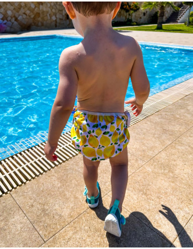 Couche maillot de bain lavable et réutilisable pour bébé