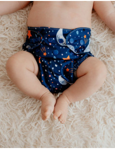 Complete Pack diapers Cover diaper + 10 Bamboo Inserts + 10 Charcoal Inserts + Waterproof Bag + Protective Sails 2