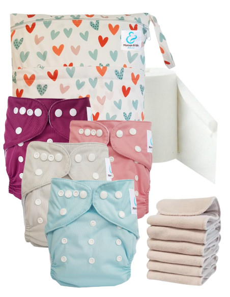 Kit de lancement couches lavables Start and Go TE1 Sensitive