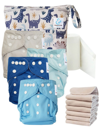 Kit de lancement couches lavables Start and Go TE1 Sensitive - astor