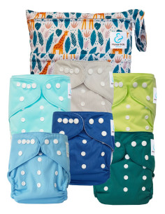 Pack Essentiel de couches lavables TE1 Sensitive