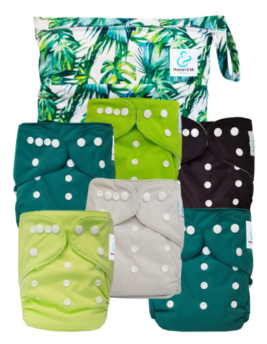 Pack Essentiel de couches lavables TE1 Sensitive