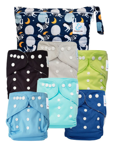 Pack Essentiel de couches lavables TE1 Sensitive