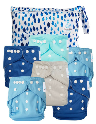 Pack Essentiel de couches lavables TE1 Sensitive