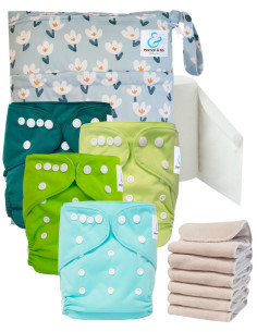 Kit de lanzamiento pañales Inicio lavable y go tE1 sensible