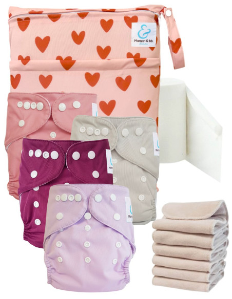 Kit de lancement couches lavables Start and Go TE1 Sensitive