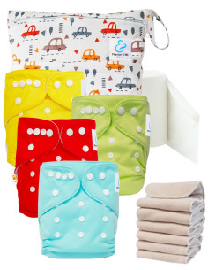 Kit de lancement couches lavables Start and Go TE1 Sensitive - Cars