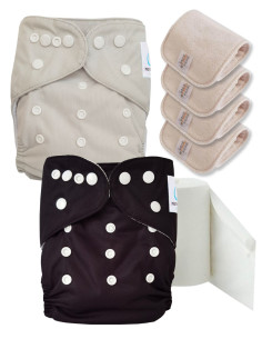 Pack Discovery Washable Layers Te1 Certified Oeko Tex® + 4 Cotton Inserts + Protective Sails