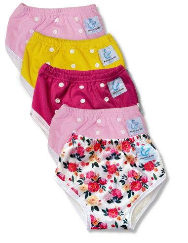 Culotte d'apprentissage à la propreté taille évolutive bambou