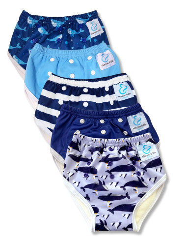 Culotte d'apprentissage à la propreté taille évolutive bambou