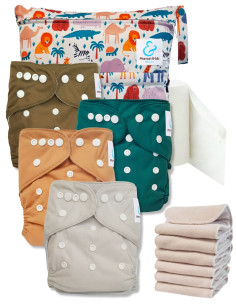 Kit de lanzamiento pañales Inicio lavable y go tE1 sensible