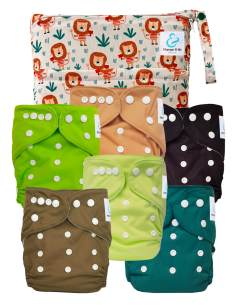 Pack Essentiel de couches lavables TE1 Sensitive