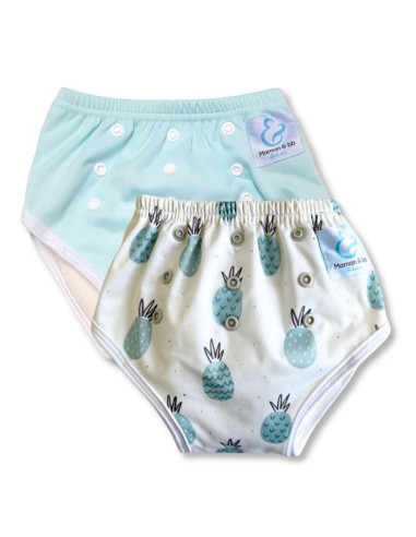 Culotte d'apprentissage à la propreté taille évolutive bambou