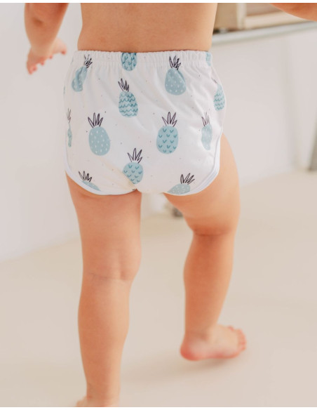 Culotte d'apprentissage à la propreté taille évolutive bambou