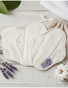 Protège slip tissu bio | Flanelle de coton Bio certifiées Oeko Tex 2