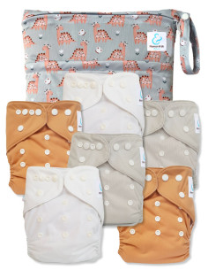 Pack Essentiel de couches lavables TE1 Sensitive