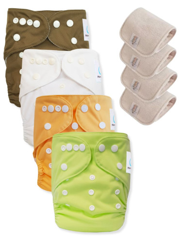 Lot of 4 washable layers while one TE1 designed from Certified Oeko Tex materials