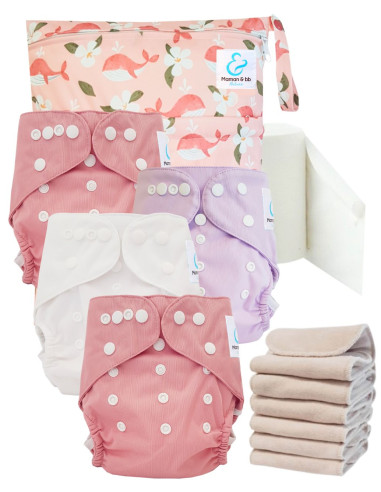 Kit de lancement couches lavables Start and Go TE2 Sensitive - maiwenn